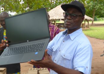 Le lycée de Tado a bénéficié d’un lot de matériels informatiques et bureautiques