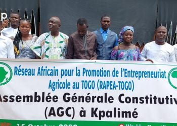 Kloto/ la branche togolaise du réseau africain pour la promotion de l’entrepreneuriat agricole portée sur les fonts baptismaux
