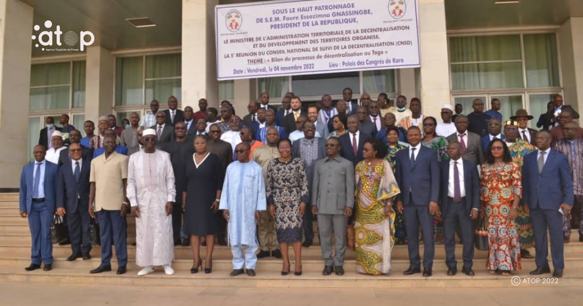 Atoop.tg Processus de decentralisation au Togo