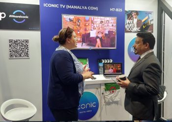 1er congrès mondial des médias :  des entreprises de médias exposent leurs produits