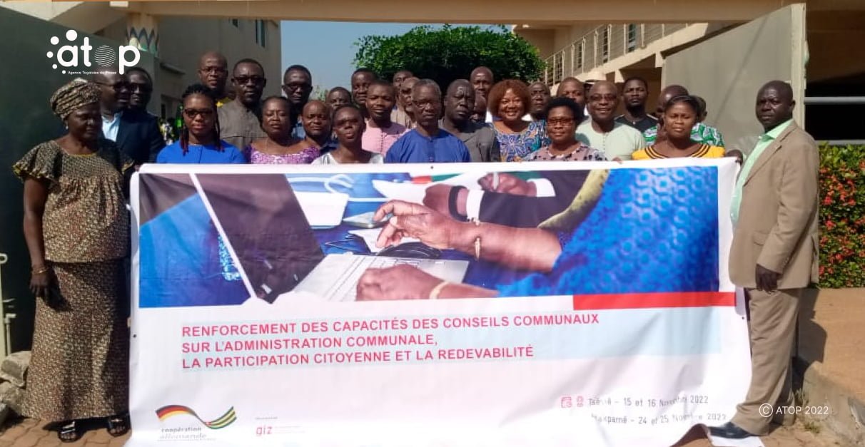 4ème phase du programme de décentralisation et gouvernance de la GIZ : des conseillers municipaux en formation 1 Atop.tg 4eme phase du programme de decentralisation et gouvernance de la GIZ
