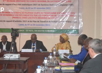 La 9eme réunion ordinaire du comité régional de la statistique se tient à Lomé