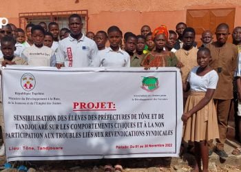 Civisme et non-participation aux revendications syndicales :  des élèves de deux préfectures sensibilises à	 Dapaong