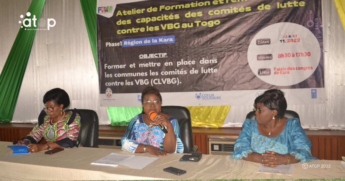 Atop.tg Kozah Lutte contre les violences basees sur le genre