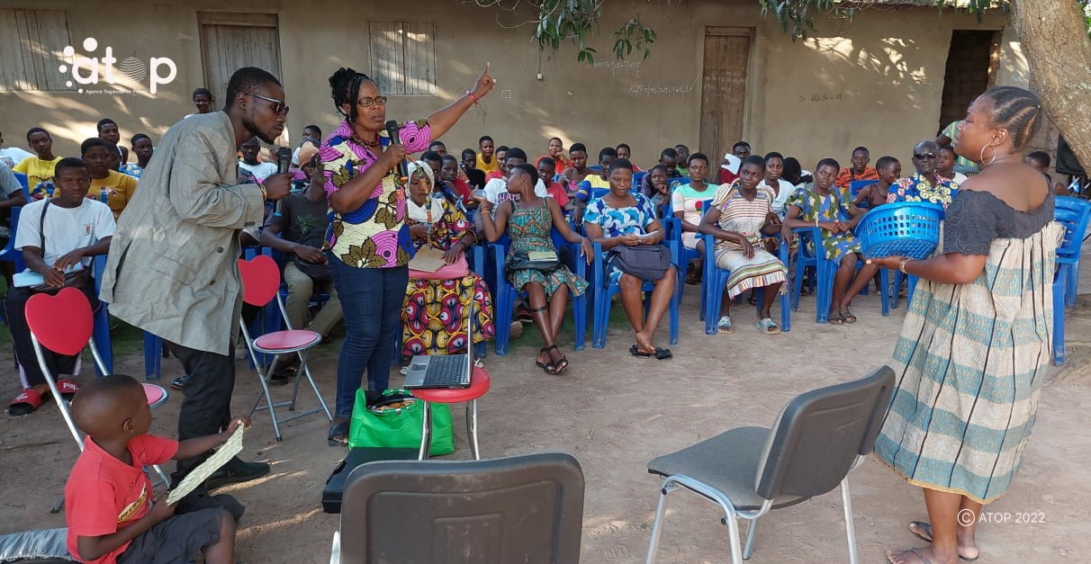 La population de Yokélé sensibilisée sur l’exode rural et ses conséquences 1 Atop.tg La population de Yokele sensibilisee sur lexode rural et ses consequences