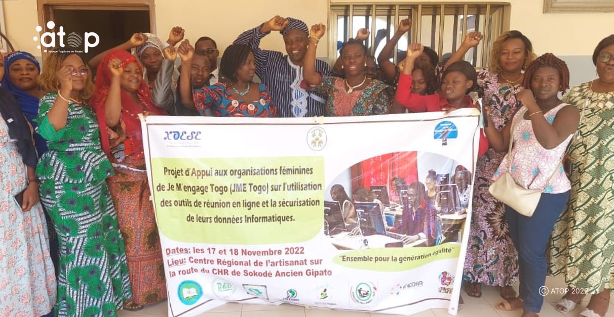 Atop.tg Maitrise des outils de reunion en ligne treize femmes leaders en formation a Sokode