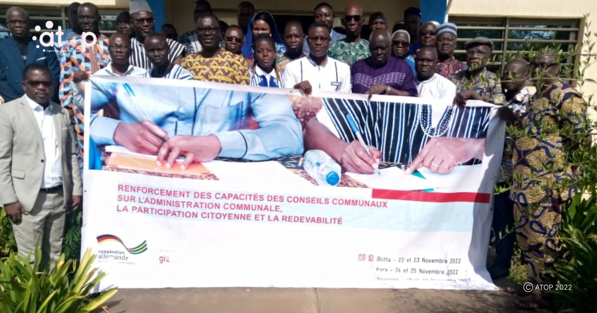 Gestion communale : des élus locaux de cinq préfectures en formation à Blitta 1 Atop.tg des elus locaux de quatre prefectures en formation a Blitta