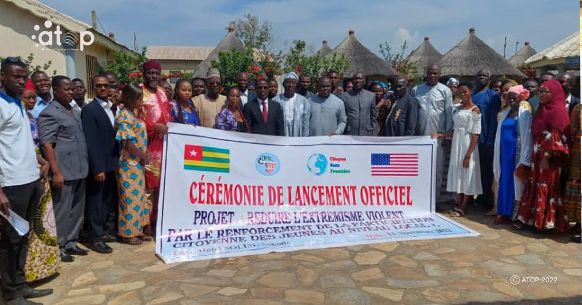 Réduction de l’extrémisme violent : un projet de renforcement de la participation des jeunes dans neuf communes lancé à sokodé 1 Atop.tg un projet de renforcement de la participation des jeunes dans neuf communes lance a sokode