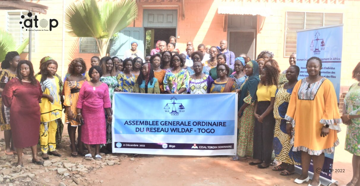 Promotion des droits des femmes : Mme Mawulé Dadjo-Bale reconduite à la tête du bureau du C.A de WiLDAF-Togo 1 Atop.tg Mme Mawule Dadjo Bale reconduite a la tete du bureau du C.A de WiLDAF Togo