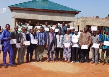 Tône :  des attestations de fin de formation aux artisans du bâtiment de la région des savanes