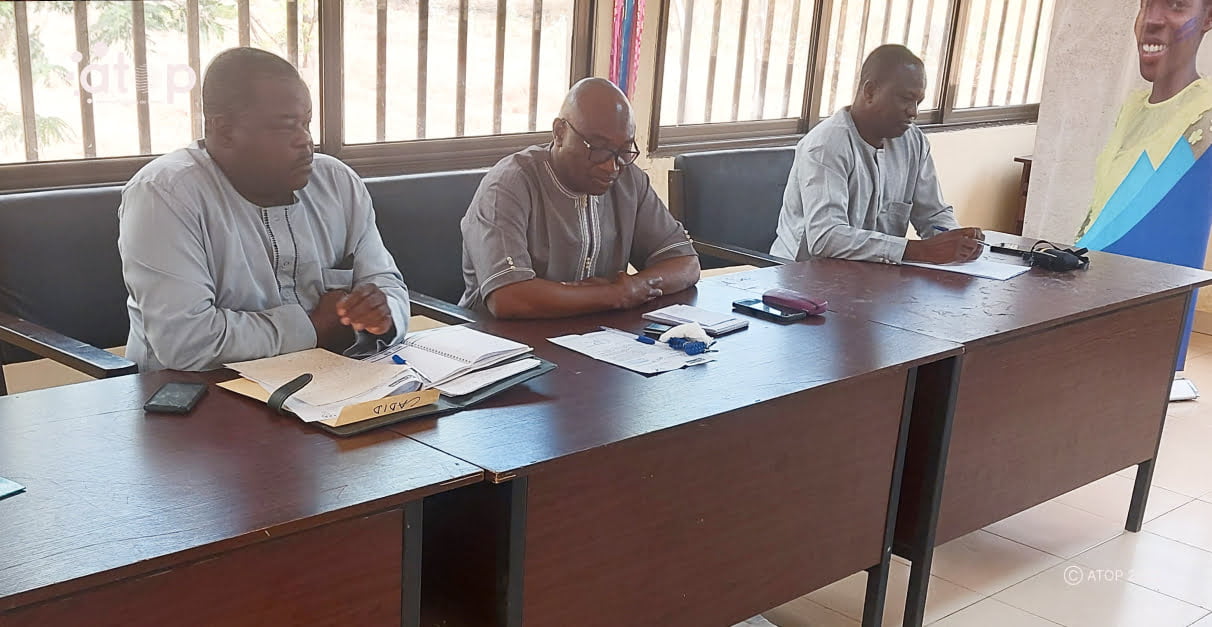 Atop.tg trois COGEP partenaires de Plan international Togo evaluent leurs activites