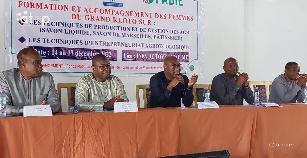 Atop.tg un projet de formation et accompagnement des femmes lance a Kpalime