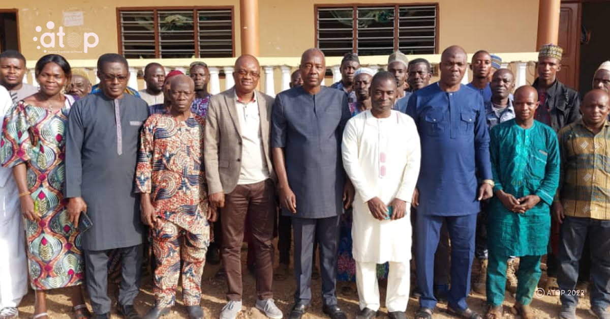 Des acteurs sensibilises a Tchamba