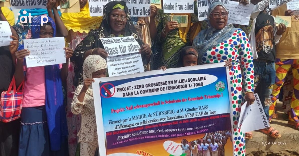 Tchaoudjo/ « zéro grossesse précoce » : l’AFMUCAB sensibilise et encourage des jeunes à Sokodé 1 atop.tg les beneficiaires