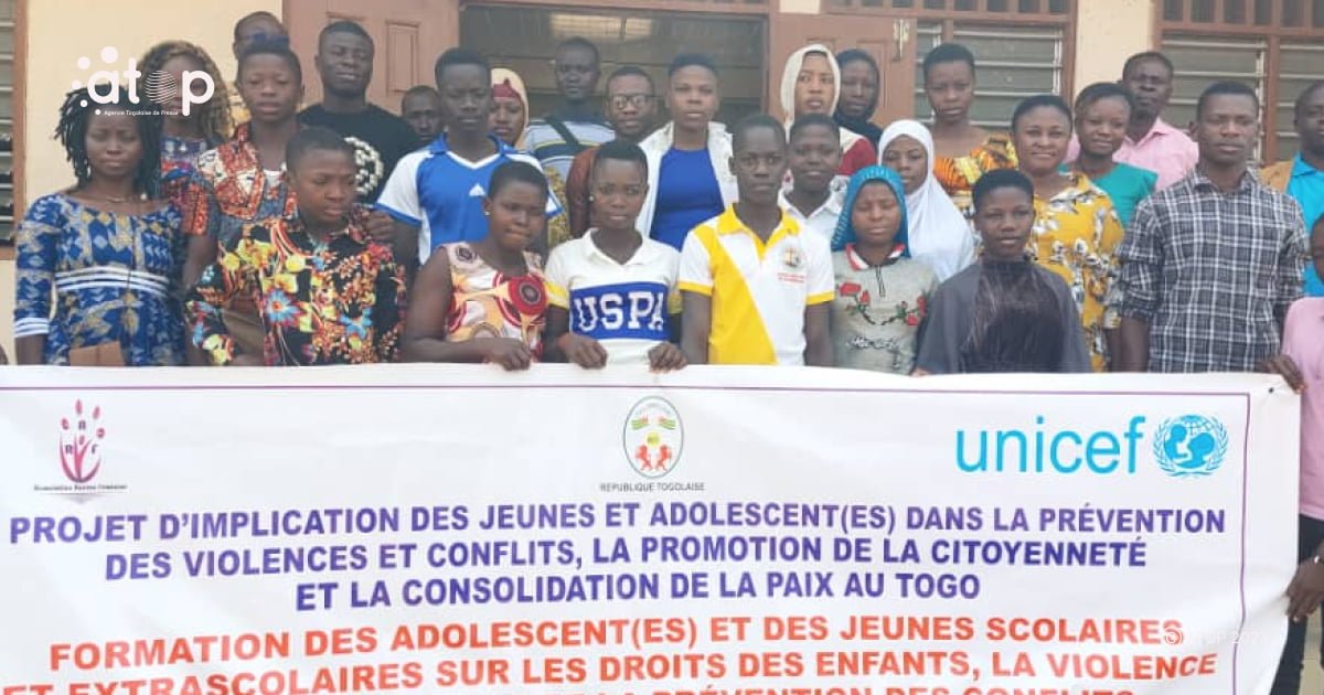 Atop.tg Droits des enfants et non violence la jeunesse du canton de Koussountou sensibilisee