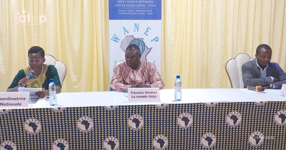 Rapport sécuritaire de WANEP-Togo : 1667 incidents enregistrés au plan national sur les trois dernières années 1 Atop.tg 1667 incidents enregistres au plan national sur les trois dernieres annees