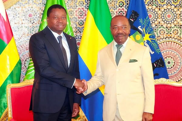 Atop.tg Le chef de lEtat en visite au Gabon
