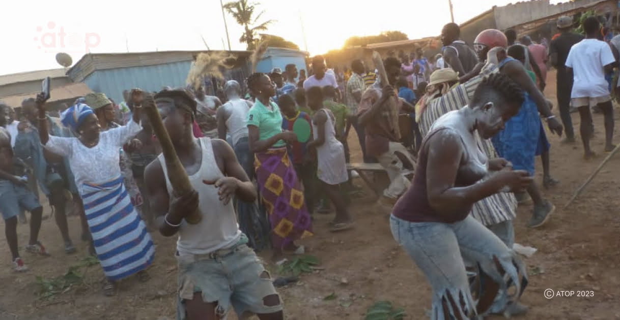 Atop.tg la population dAgnarim a vibre au rythme de kamou