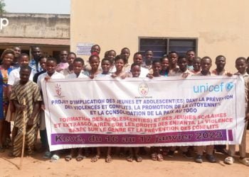 Avé/ renforcement des capacités des jeunes scolaires et extrascolaires sur les VBG et la prévention des conflits à Kévé