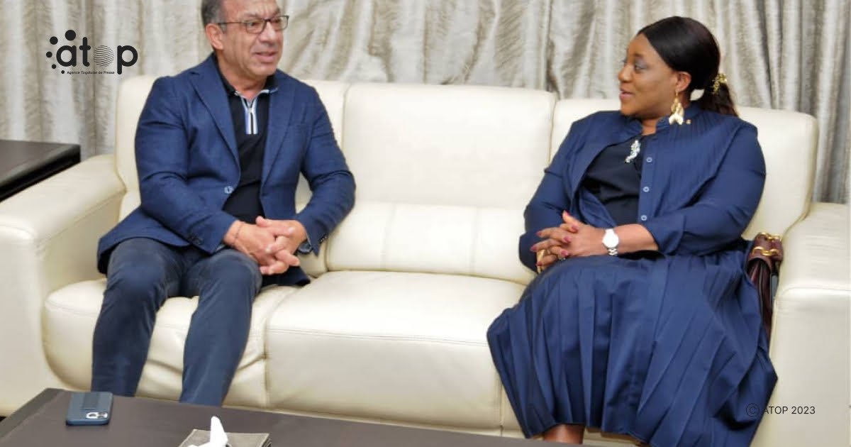 M. Douarte avec Mme Tsegan