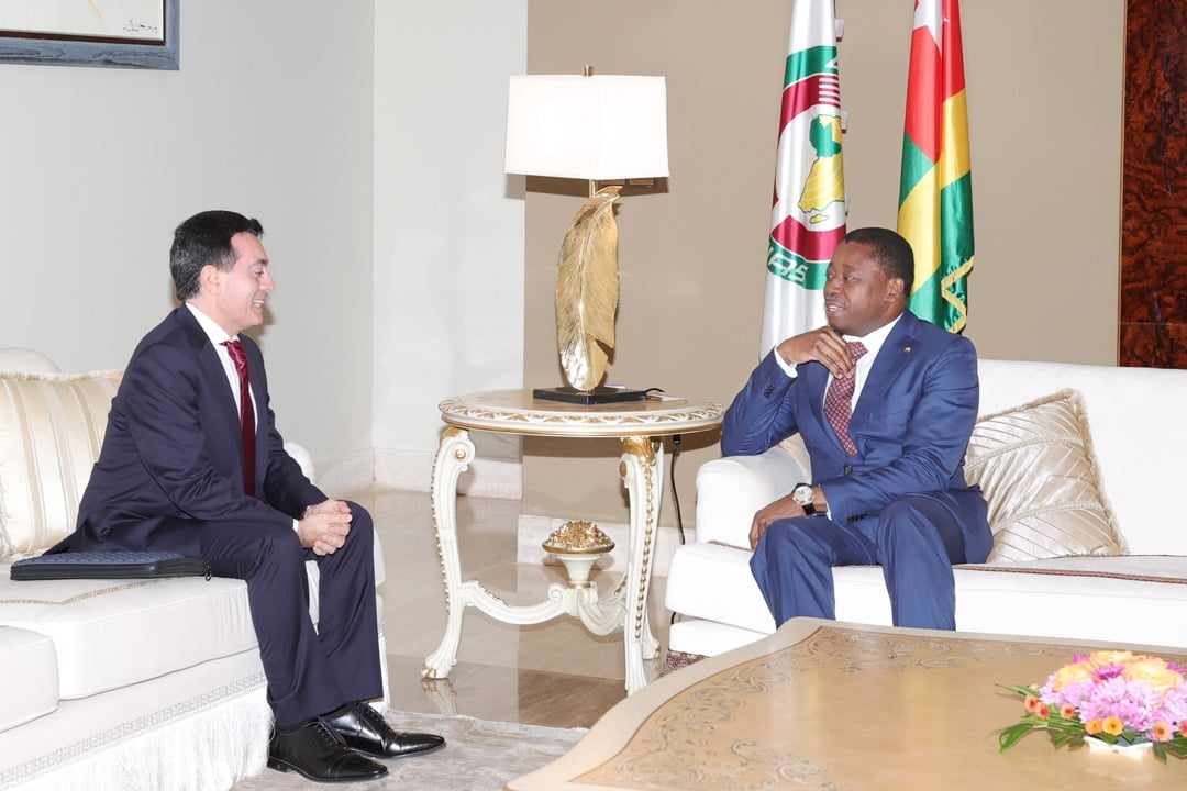 M. Miedico Mauro avec le president de la Republique