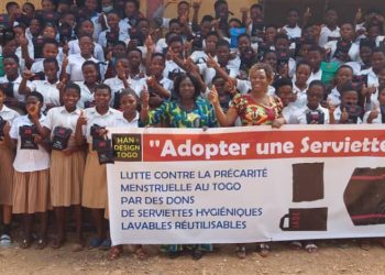 Tchaoudjo/ promotion de l’éducation de la fille : 154 collégiennes ont bénéficié de serviettes hygiéniques lavables