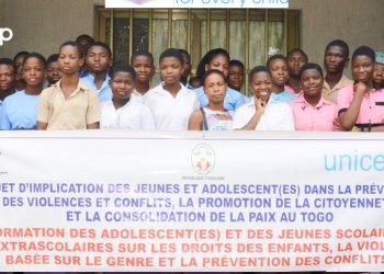 Yoto/ prévention des conflits :  l’ARF renforce les capacités des jeunes à Tabligbo