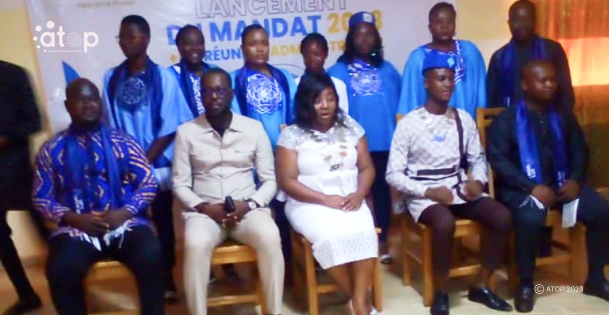 Atop.tg La JCI dAgoe nyive pioneer renvoie les membres du bureau mandat 2023 a leurs responsabilites