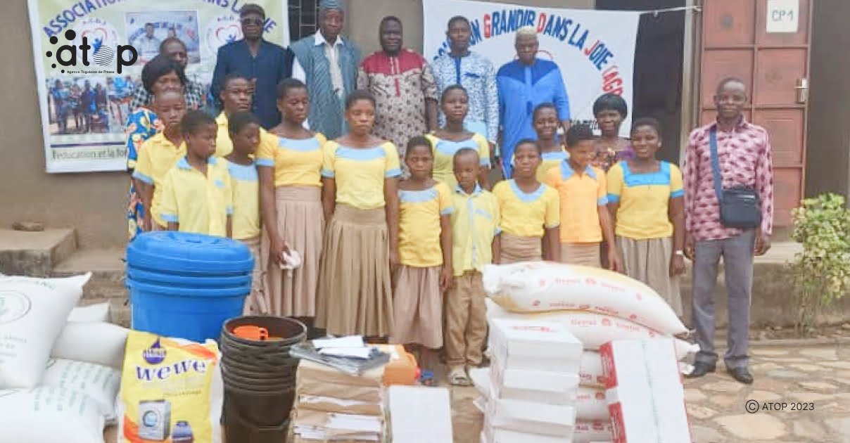 Atop.tg Le centre IFRAM beneficie de materiel pedagogique et de vivres
