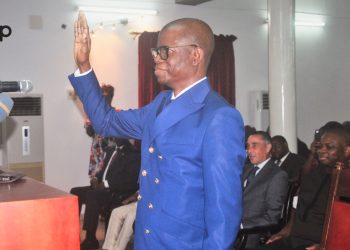 Cour suprême du Togo :  M. Aba Kimelabalo, le nouveau président de HAPLUCIA a prêté serment
