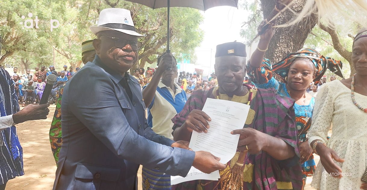 Atop.tg Wayigma Kpapo Michel officiellement reconnu chef de la communaute konkomba a Bassar