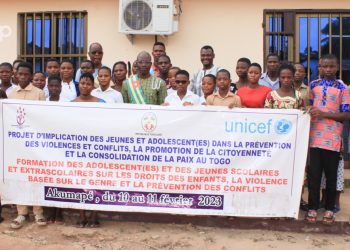 Vo/ droits des enfants et lutte contre les violences basées sur le genre : des jeunes et adolescents formés à Akoumapé