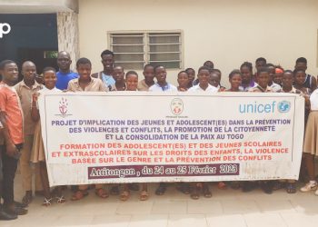 Bas-mono/ gestion des conflits et promotion de la paix :  des jeunes et adolescents formés à Attitogon