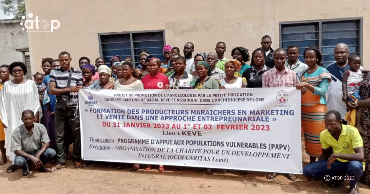 Atop.tg des maraichers et producteurs dananas en formation a keve