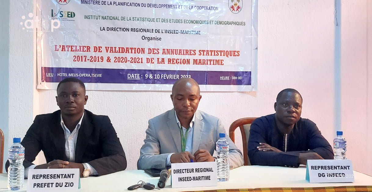 Atop.tg les annuaires statistiques de la region Maritime en validation a Tsevie