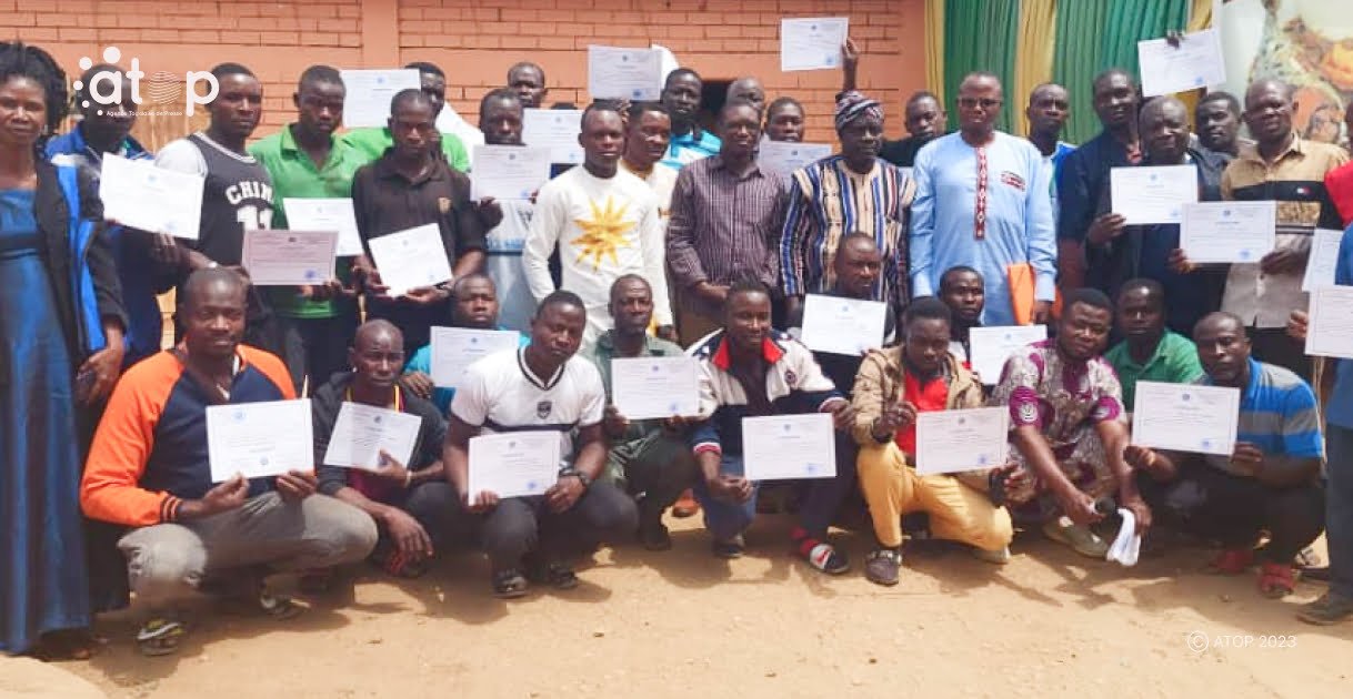 Atop.tg trente artisans mecaniciens de la CRM recycles