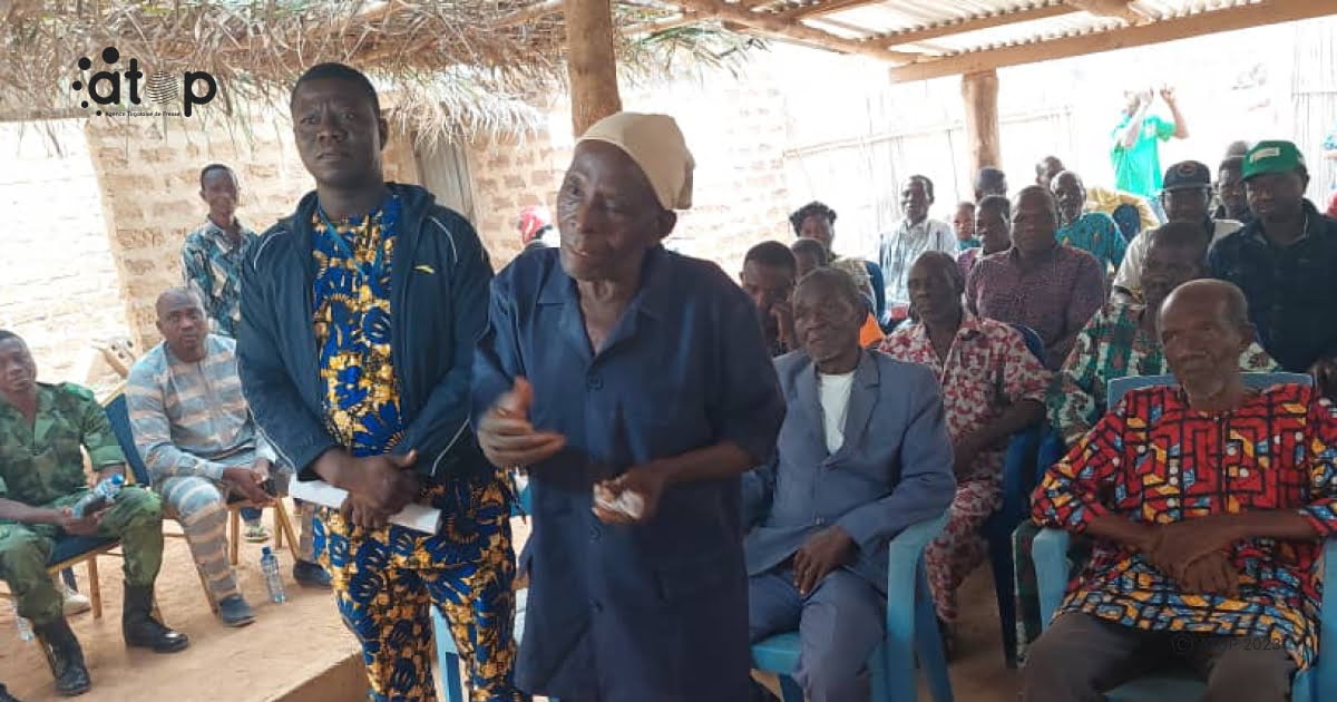 atop.tg Le donateur Agbogan Mawuena en bonnet
