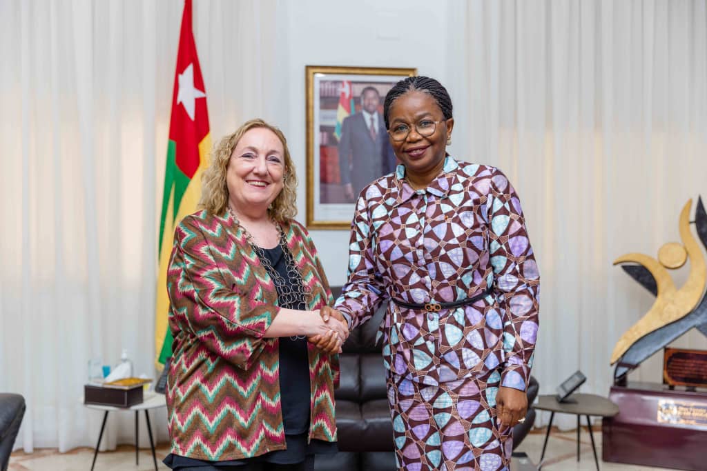 Atop.tg la representante speciale de lUE pour le Sahel chez le Premier ministre