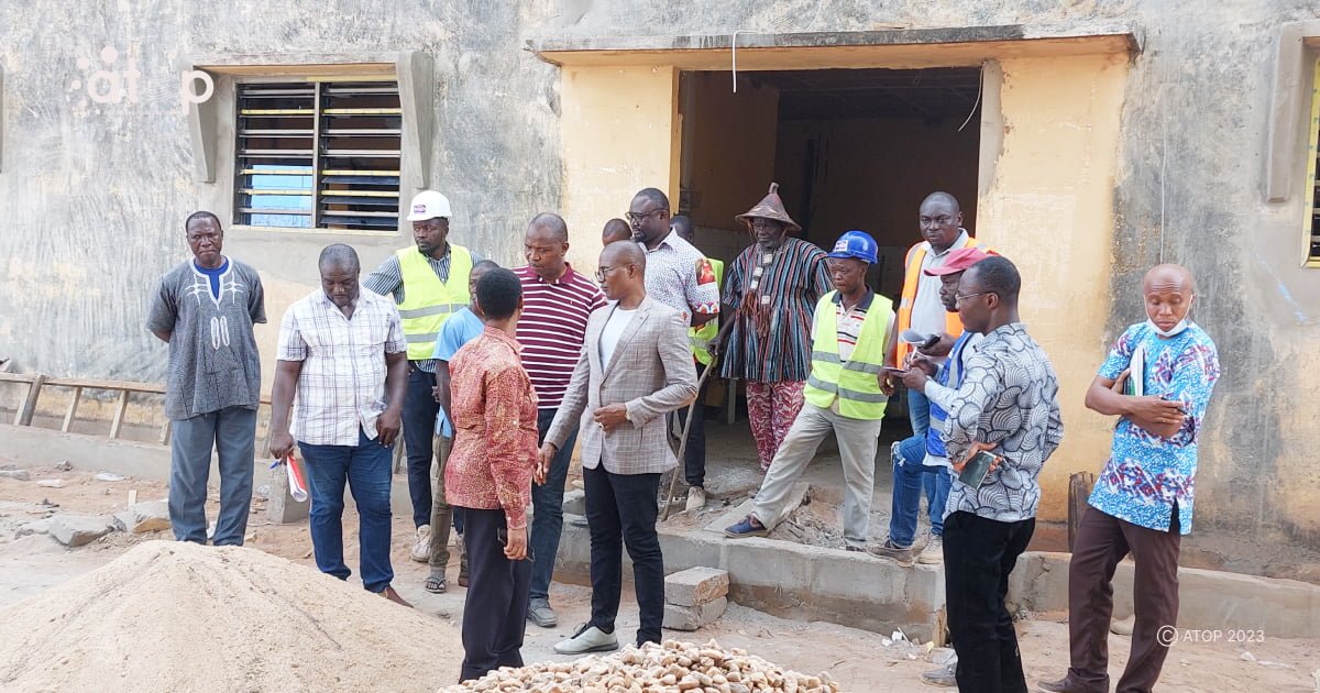 Atop.tg les ministres Agba Assih et Tchede Issa inspectent les