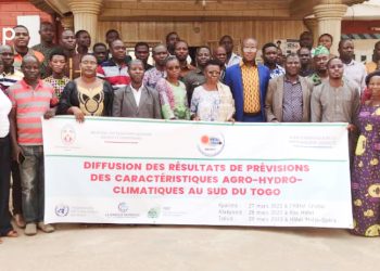 Kloto/prévisions des caractéristiques agro-hydro-climatiques au sud du Togo les résultats partagés avec les acteurs concernés