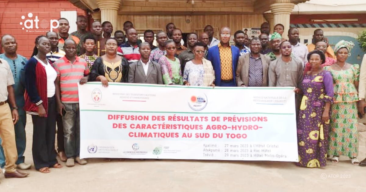 Atop.tg previsions des caracteristiques agro hydro climatiques au sud du Togo les resultats partages avec les acteurs concernes