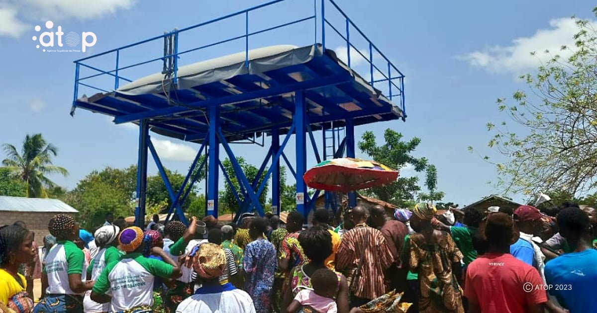 Atop.tg un projet dadduction deau delectrification et dassainissement inaugure a Kolo Missahome