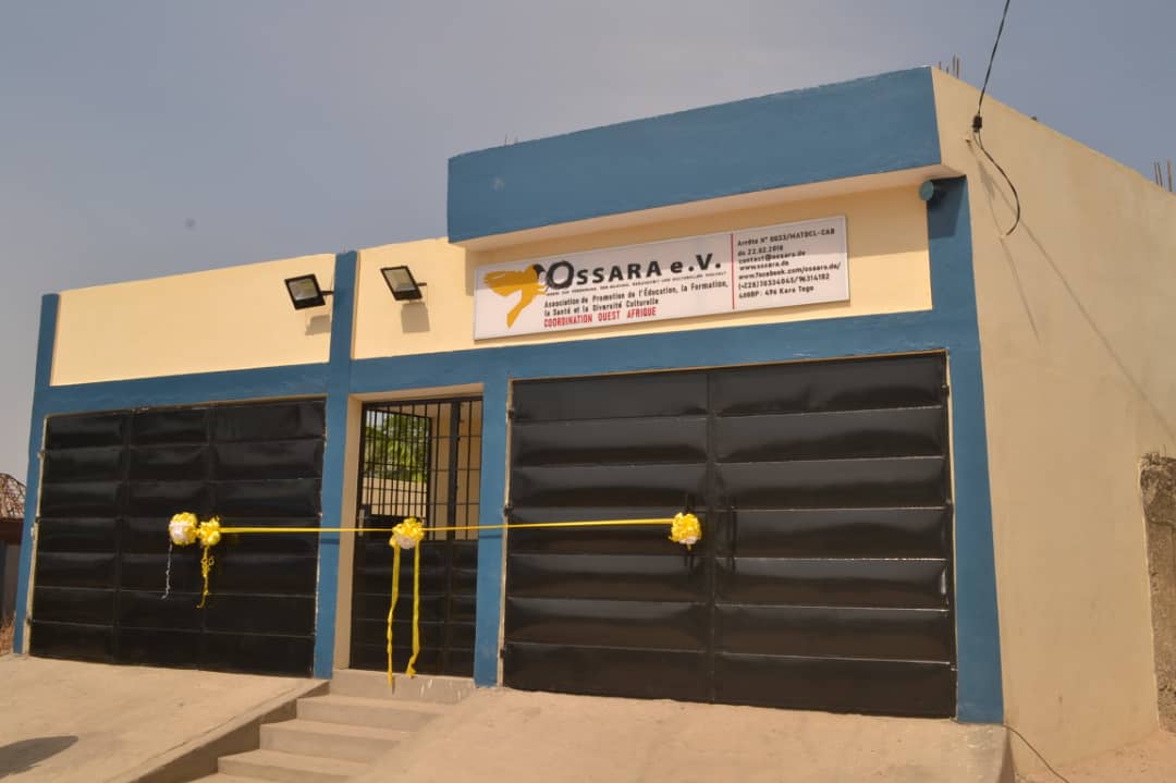 Le siege de lONG Ossara e.V. inaugure