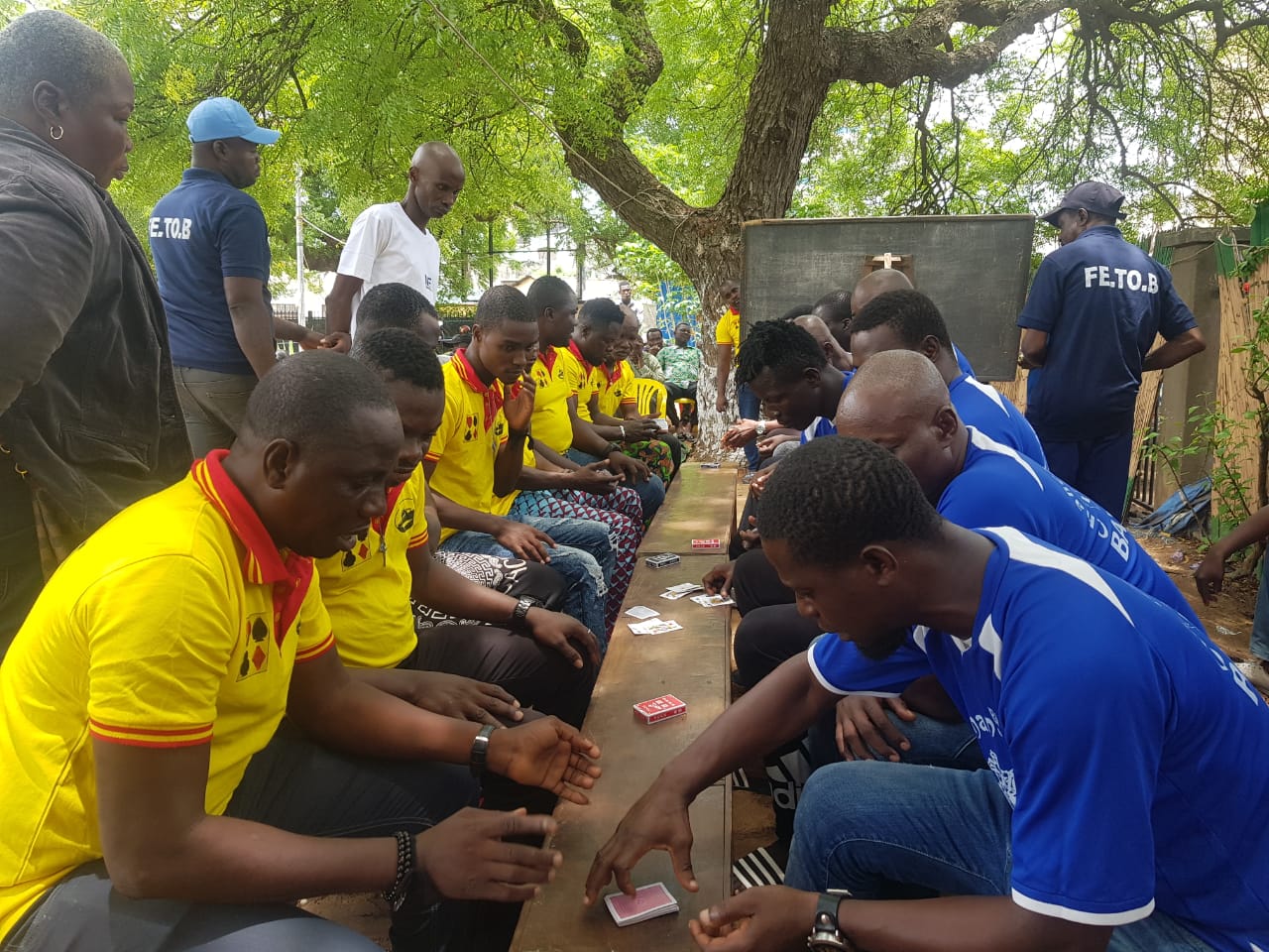Phase de jeu sous la supervision des membres de la FE.TO .B