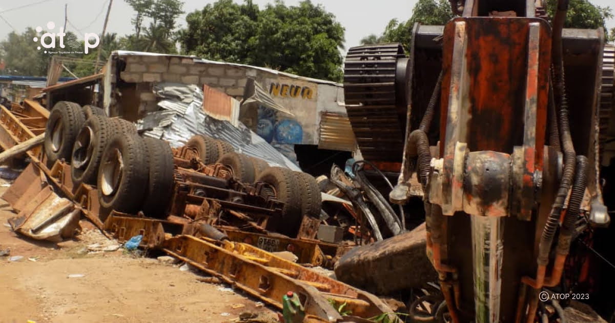 Atop.tg un accident de circulation fait 4 morts a Pya
