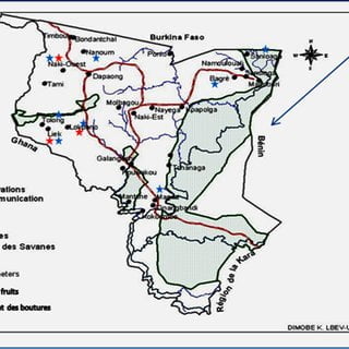Atop.tg Cartes postales des prefectures du Togo