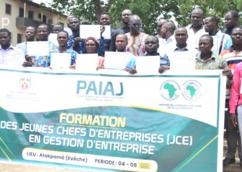 Ogou/ promotion de l’emploi : des jeunes chefs entrepreneurs agricoles sont formés sur les techniques de gestion d’entreprise à Atatkpamé.