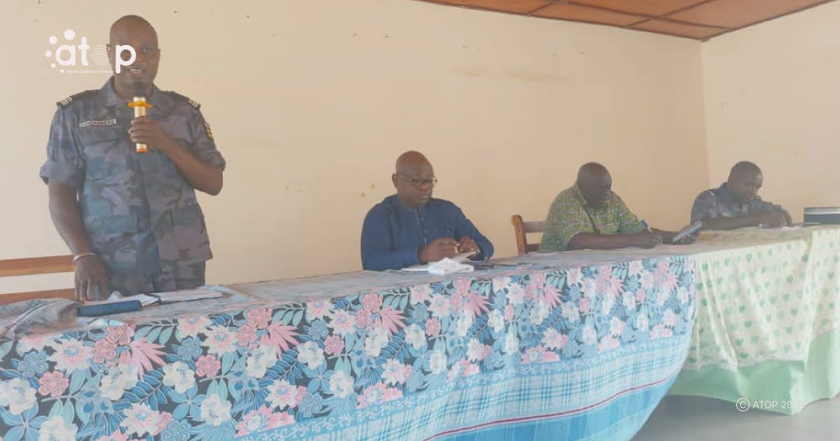 Atop.tg le nouveau commandant de la 2eme region de la gendarmerie nationale prend contact avec la population