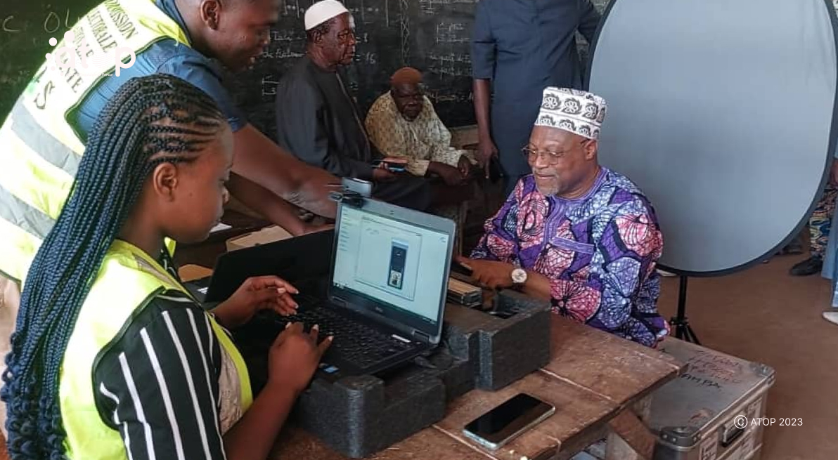 Atop.tg Le recensement electoral a demarre a Tchamba Sotouboua et Blitta dans la zone 2