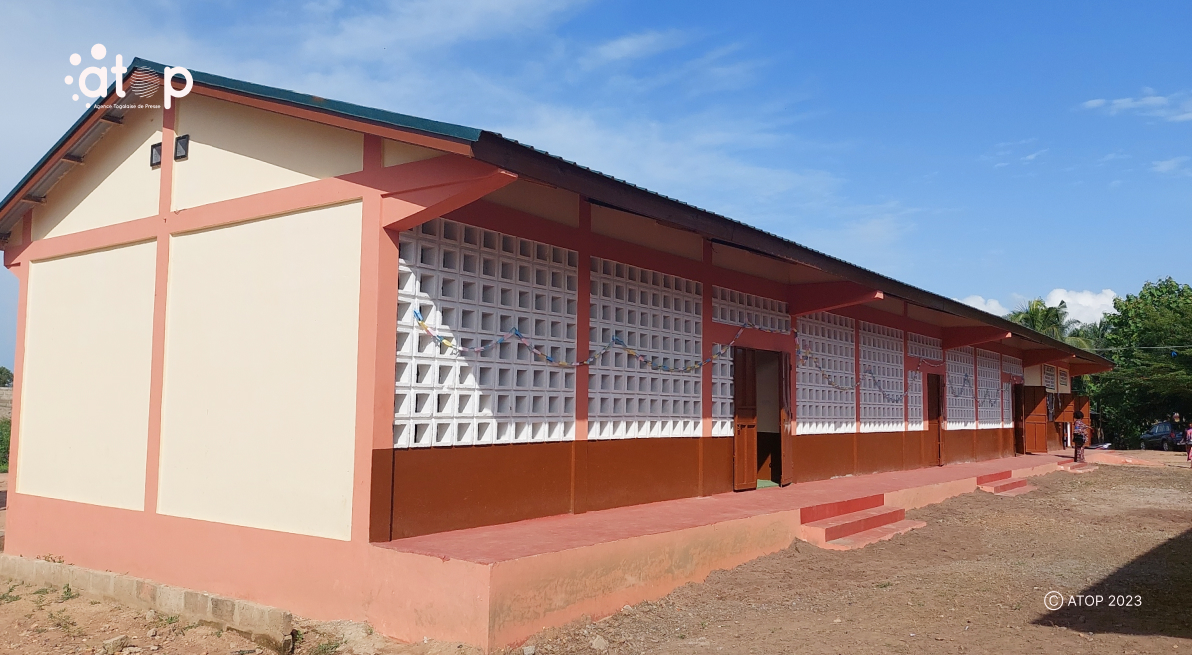 Atop.tg le jardin denfants de lEPP de Kpogandzi beneficie dun batiment scolaire de trois classes